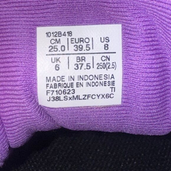 Asics Womens Gel-Excite 10 1012B418 Black Purple Running Shoes Sneakers Size 8 - Picture 10 of 12